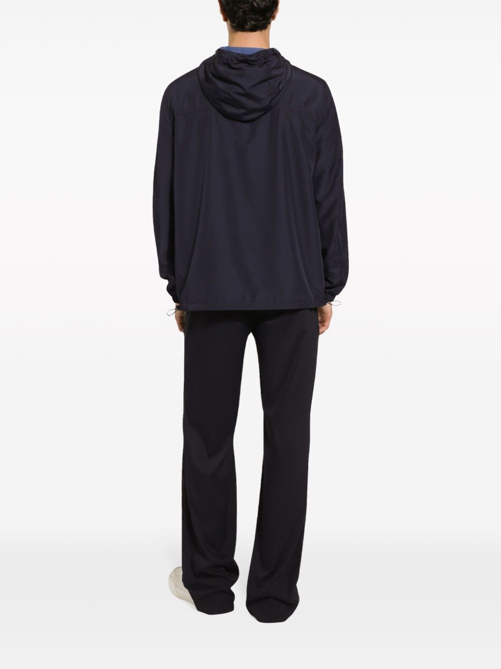 logo-print reversible parka - 4