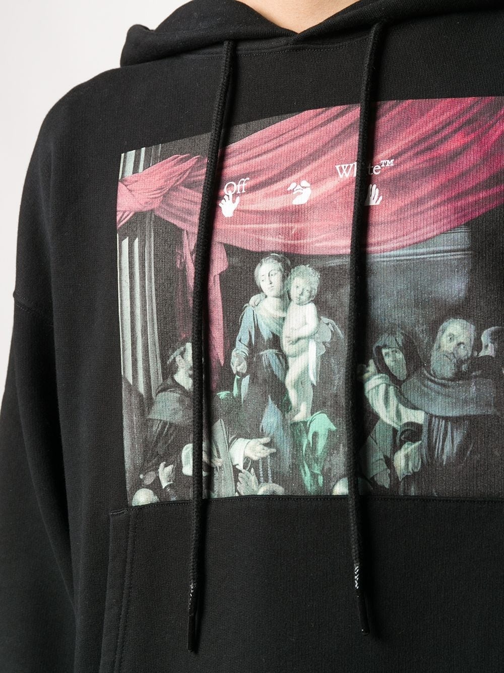 Caravaggio print hoodie - 5