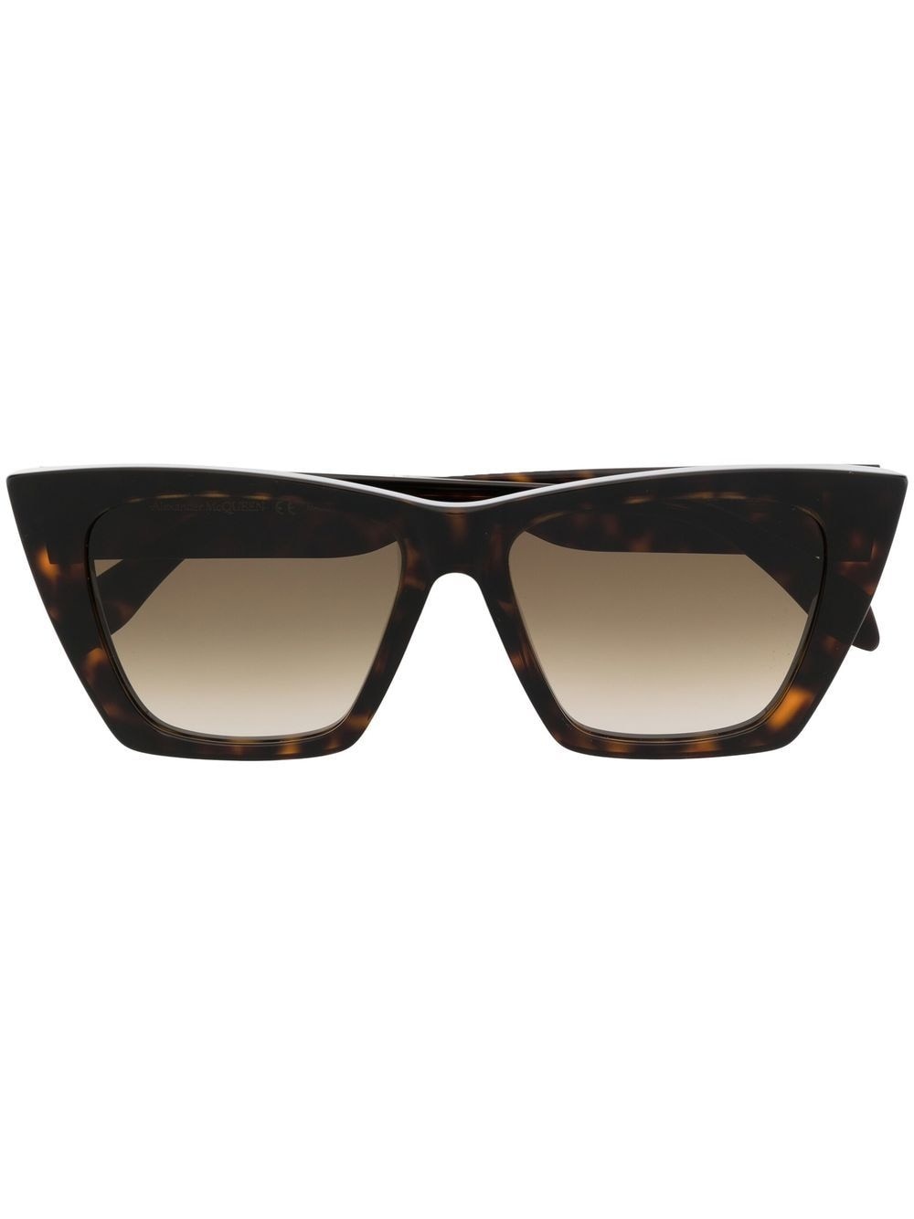 tortoiseshell-effect sunglasses - 1
