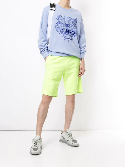 KENZO logo embroidered cotton sweatshirt outlook