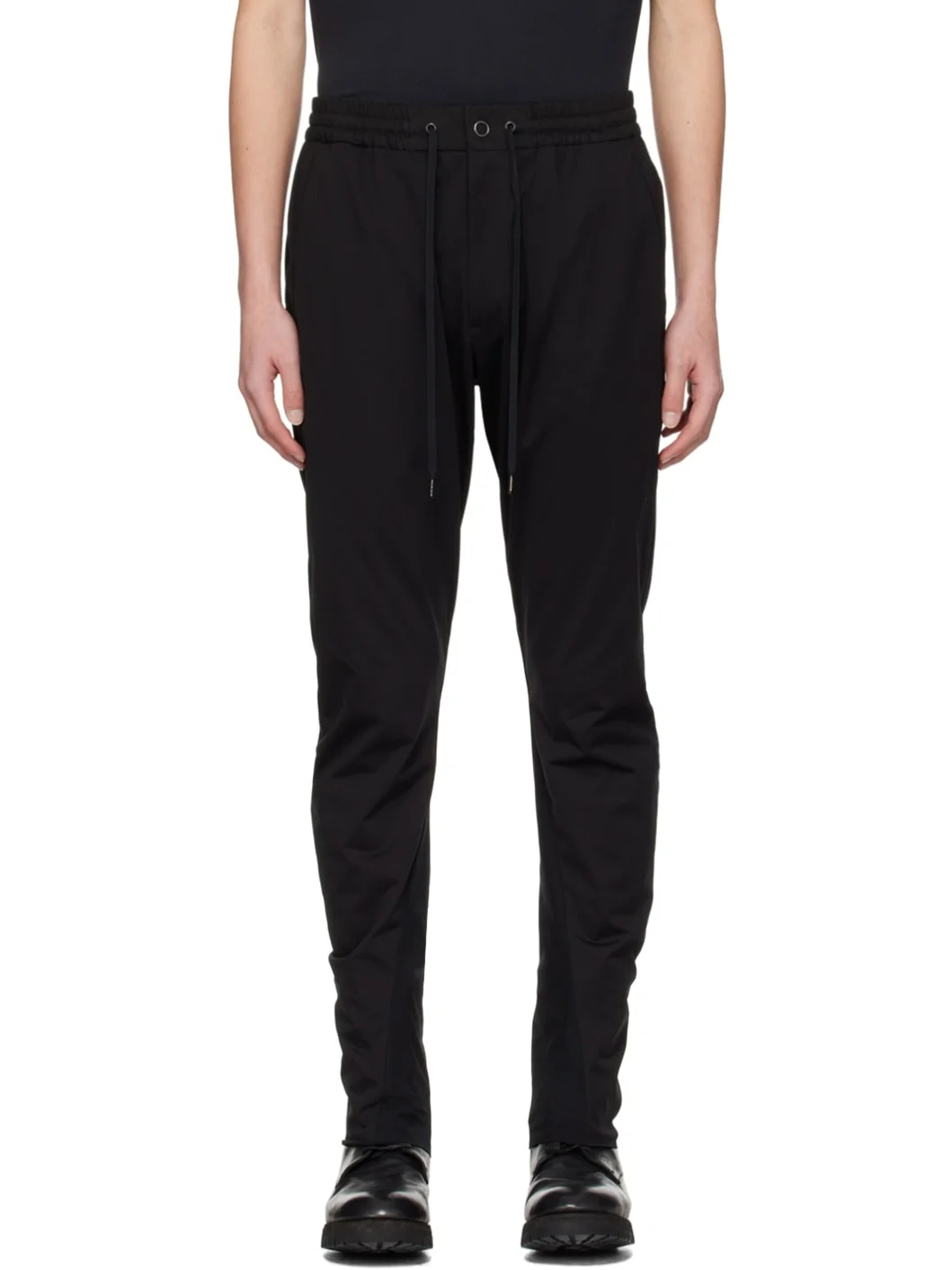 Black Slim Trousers - 1