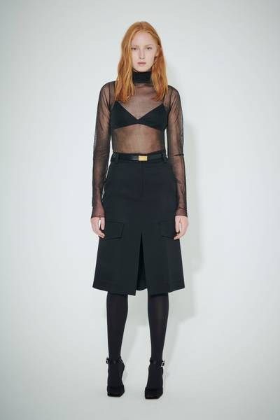 Victoria Beckham Tailored Utility Skirt in Black outlook