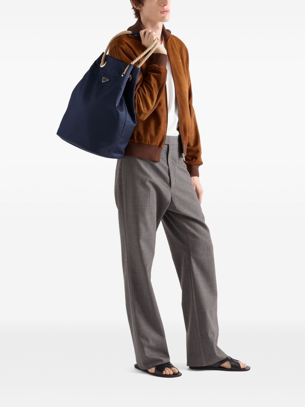 Re-Nylon drawstring tote bag - 2