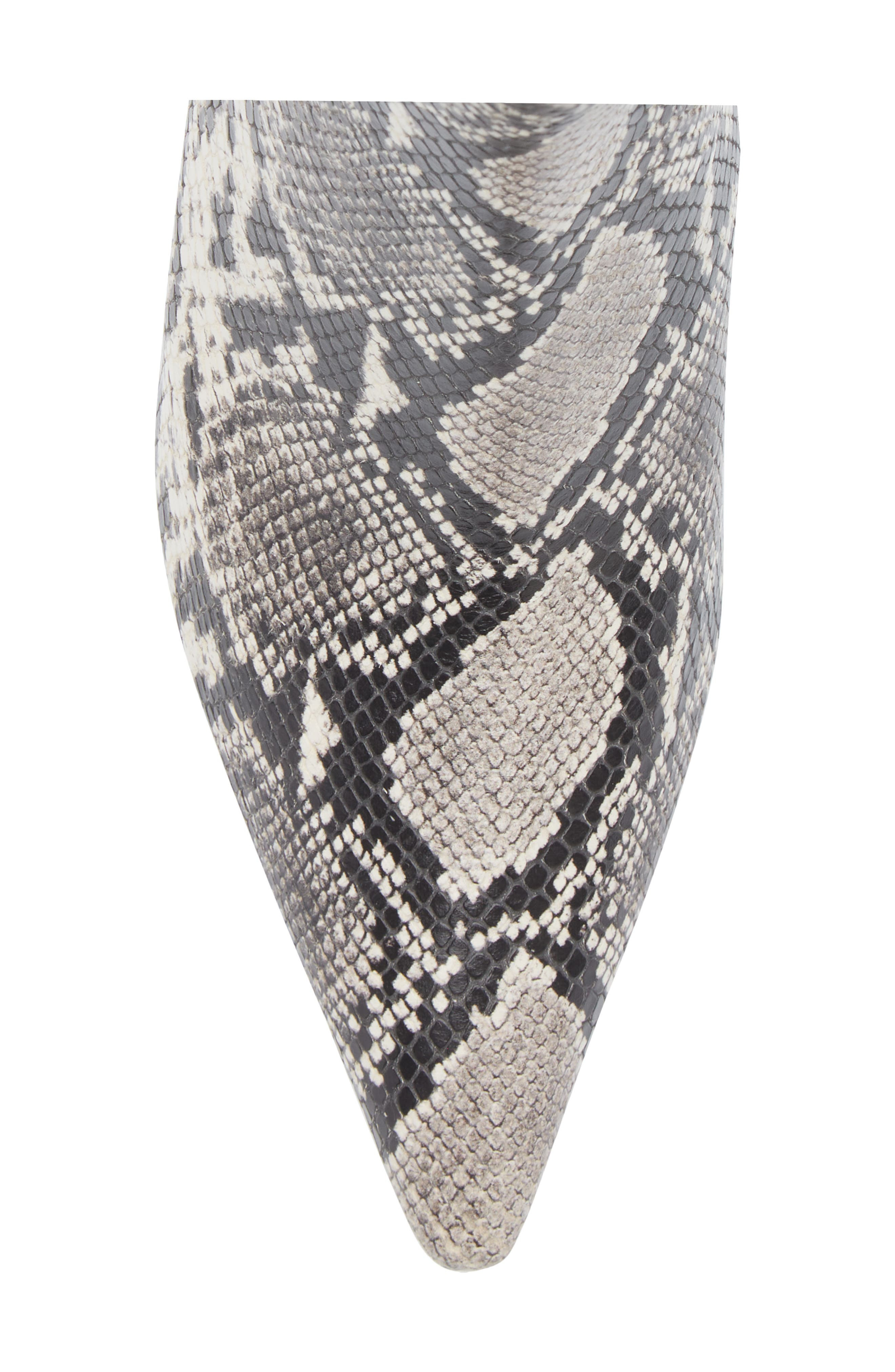rag & bone Mercer Pointed Toe Bootie in White Snake at Nordstrom - 5