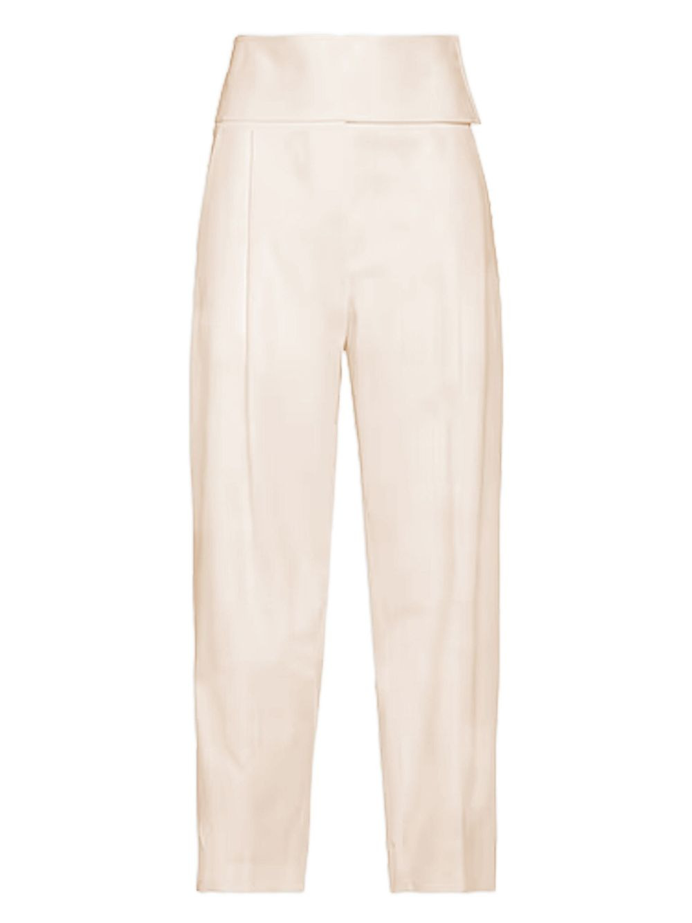 pleated high-waisted trousers - 2