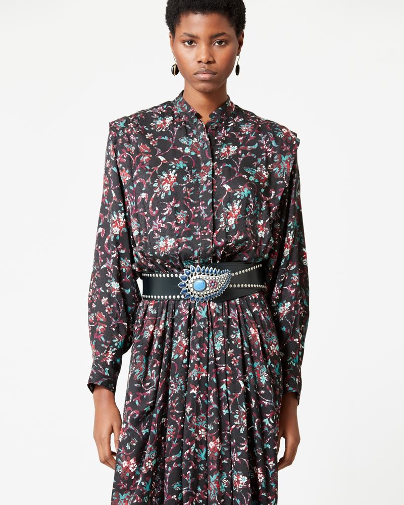 OKELEYA FLORAL MIDI DRESS - 4