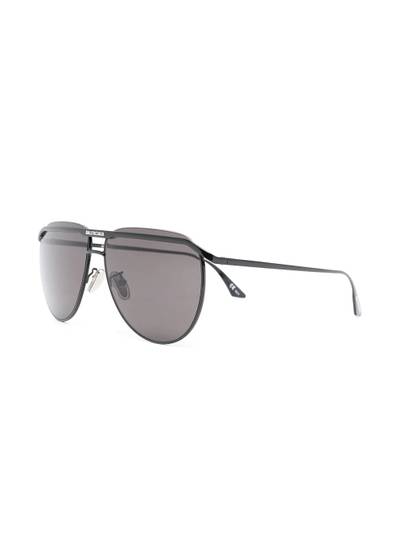 BALENCIAGA Pilot logo bridge sunglasses outlook