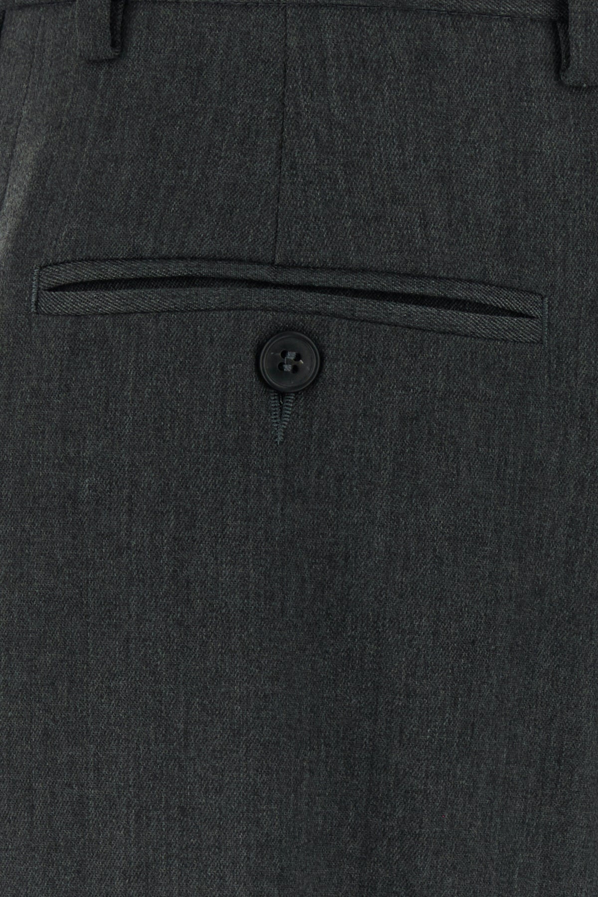Dark grey stretch twill pant - 3