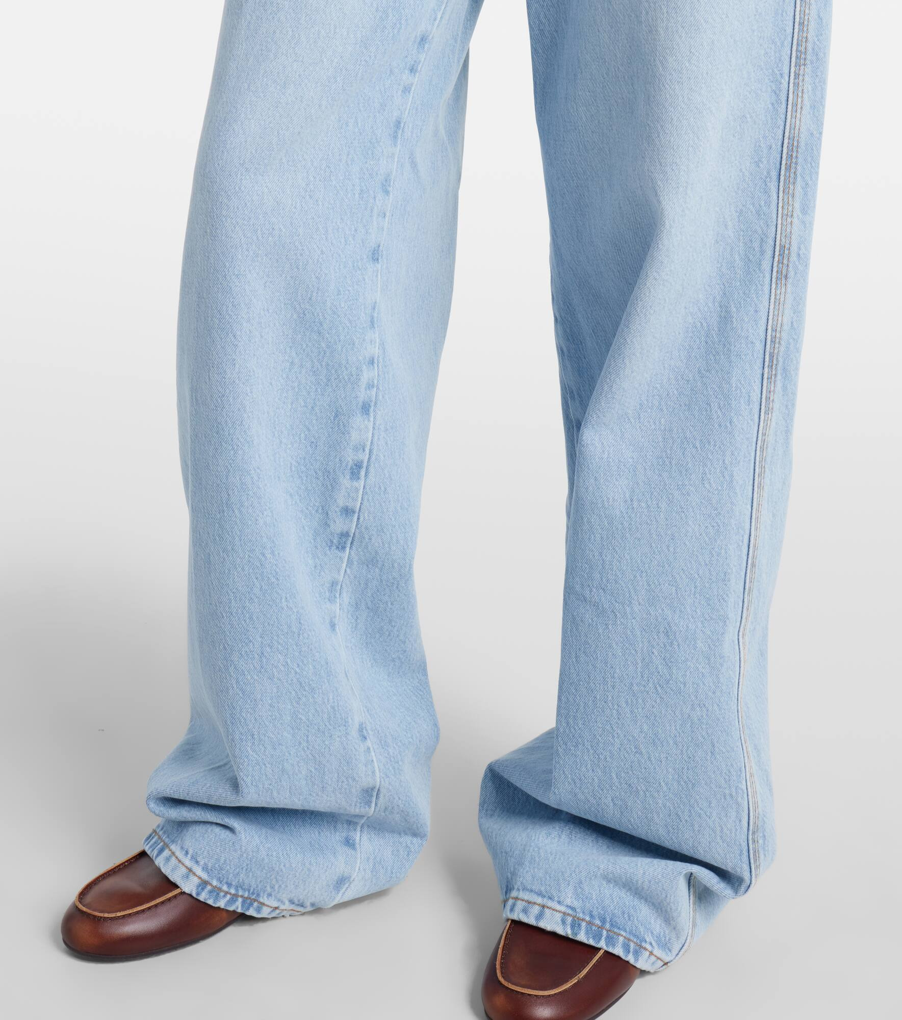 The Cuffed Wide high-rise wide-leg jeans - 5