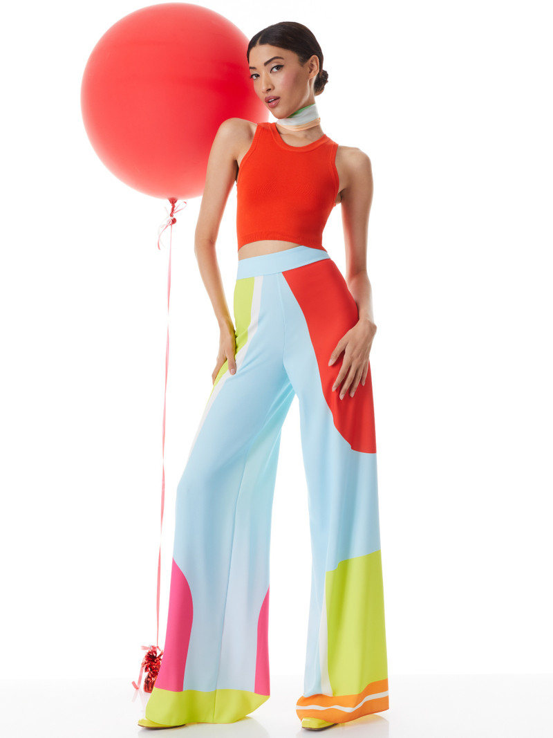 Alice + Olivia ATHENA WIDE LEG PANT outlook