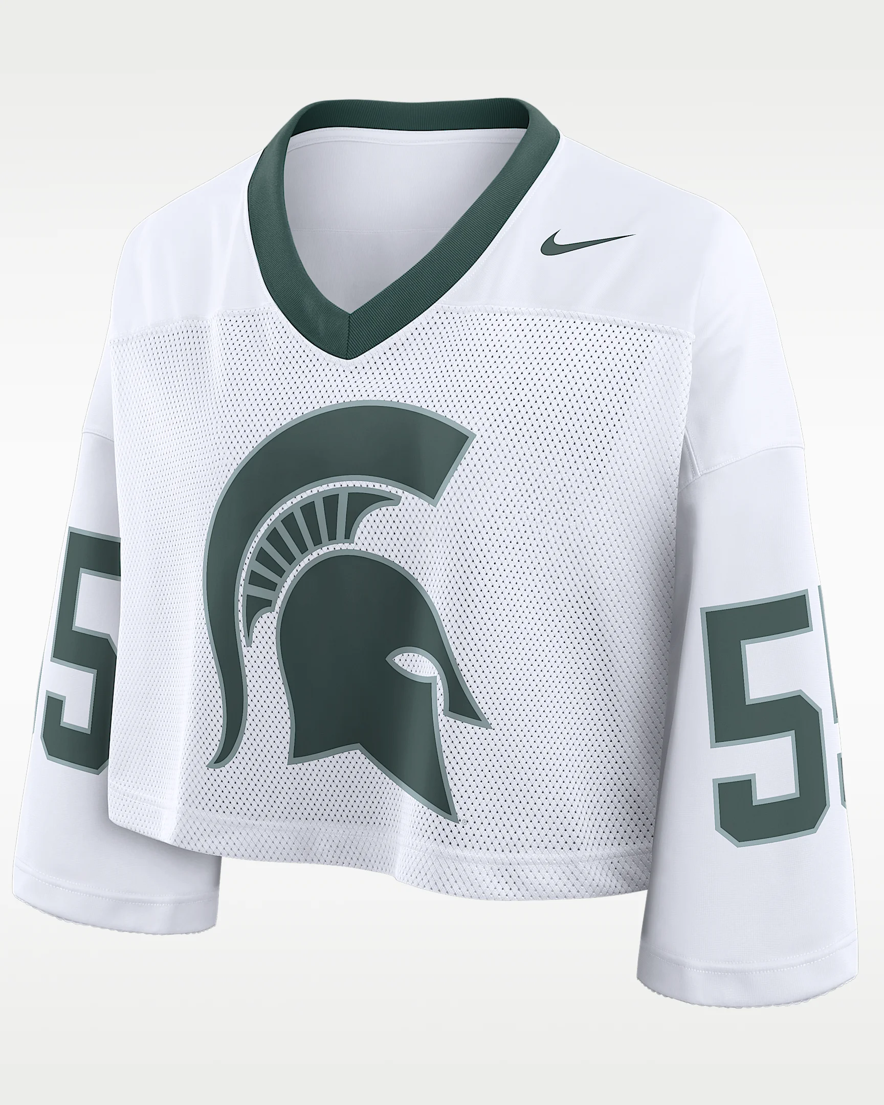 Michigan State Logo Women's Nike Dri-FIT College Cropped Jersey - 1