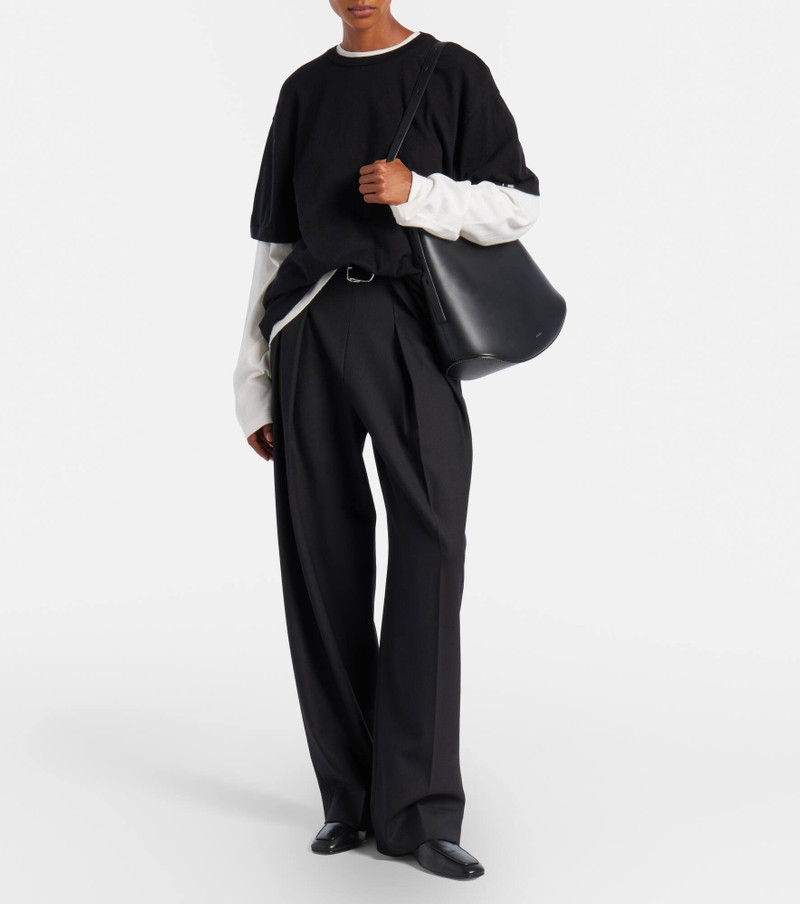 extreme cashmere Rik oversized cotton and cashmere T-shirt outlook