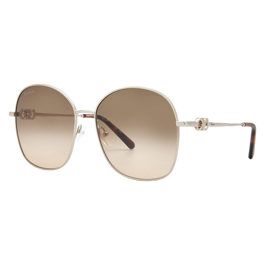Ferragamo Brown Gradient Butterfly Ladies Sunglasses SF297S 704 59 - 2