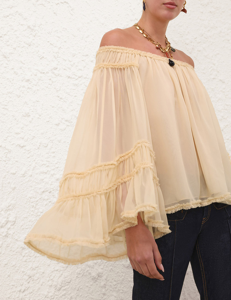 REBELLION FRAY FLUTTER BLOUSE 5