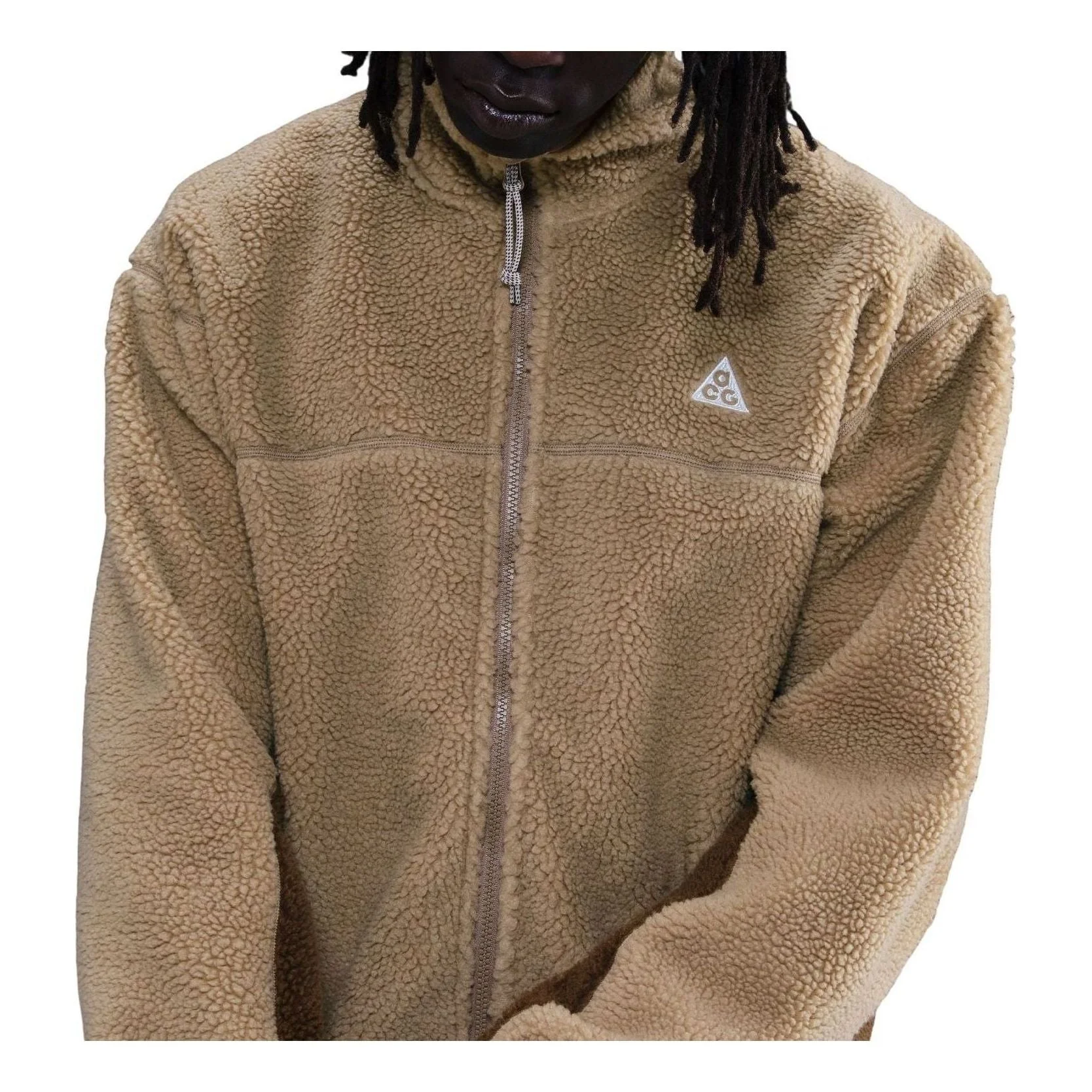 Nike x ACG Canwell Glacier Therma-FIT ADV Windproof Jacket 'Parachute Beige Mosswood Brown Light Kha - 1