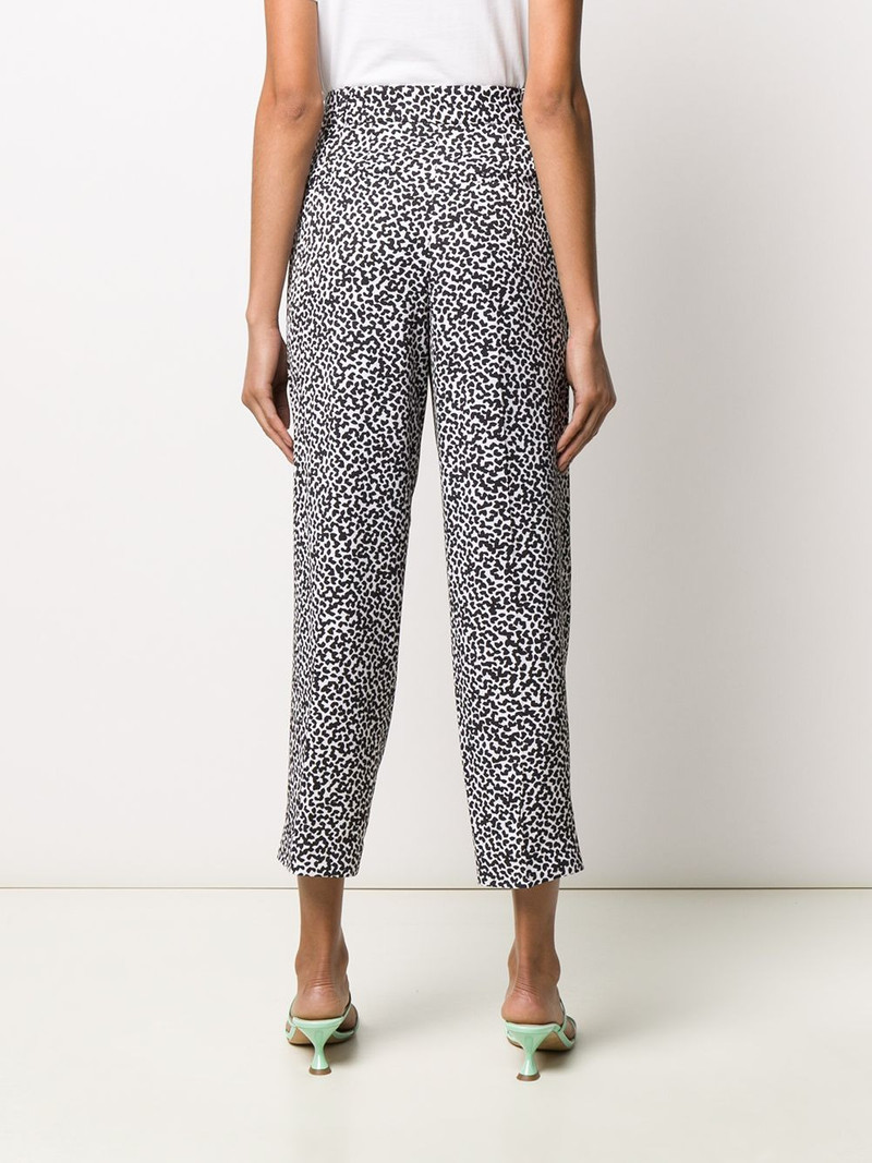 leopard print straight-leg trousers 4