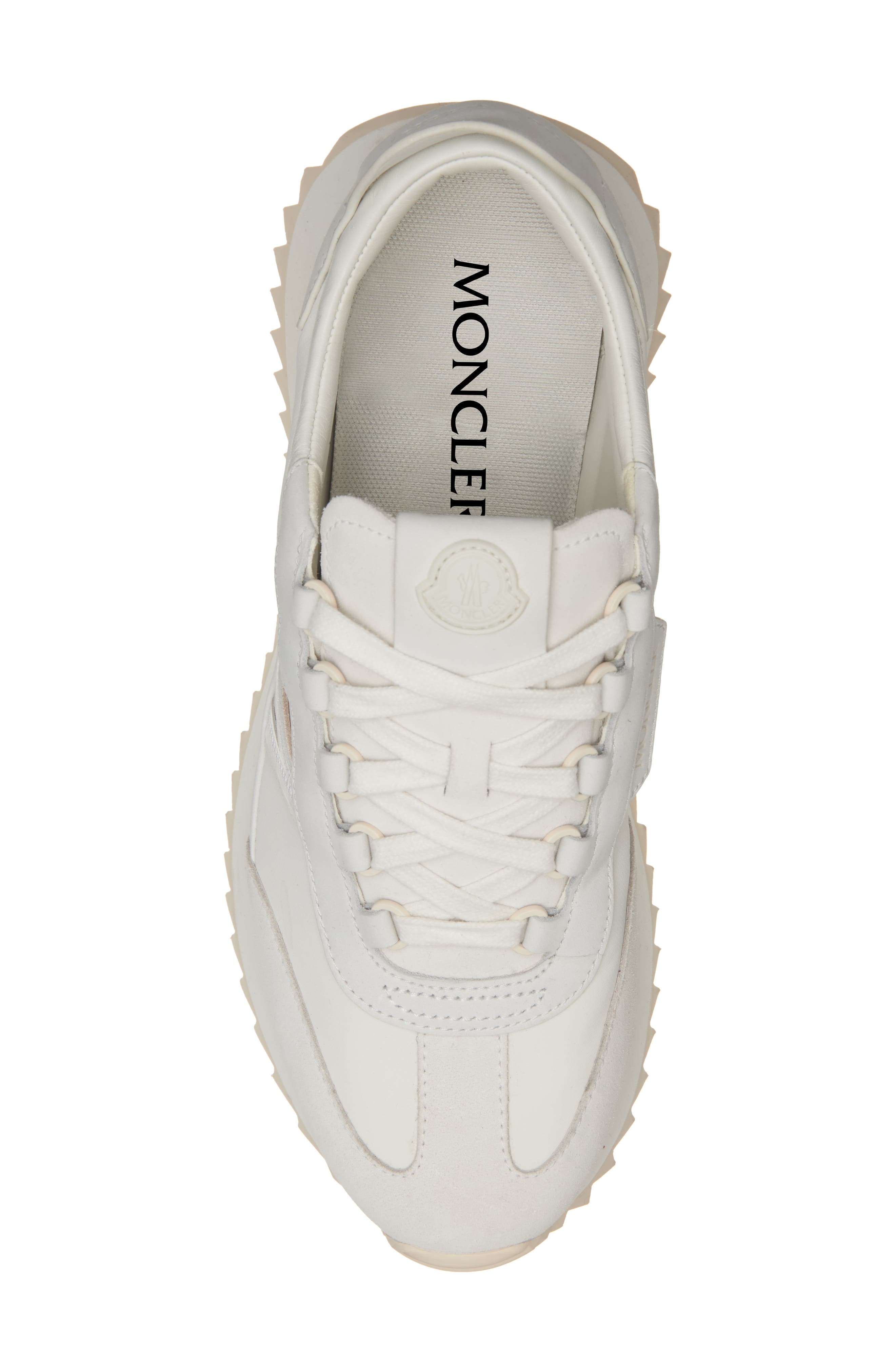 Moncler Pacey 2 Low Top Sneaker in Lily White at Nordstrom - 5