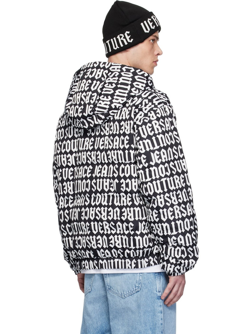 Black & White Rev Monogram Reversible Down Jacket 3