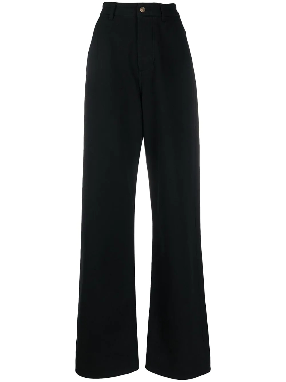 high-waisted wide-leg trousers - 1