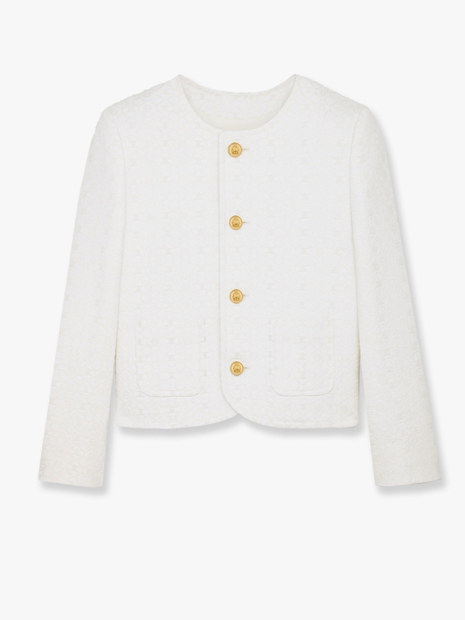 ブルゾン Celine Embroidered Cotton Blazer With Padding CELINE Embroidered cotton blazer with padding