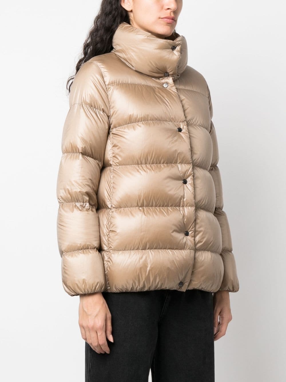 funnel-neck padded puffer jacket - 3