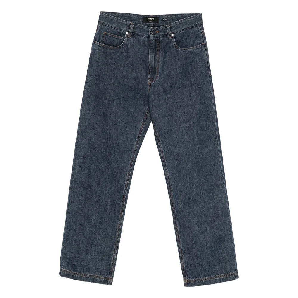 Fendi Blue Denim Men - 1