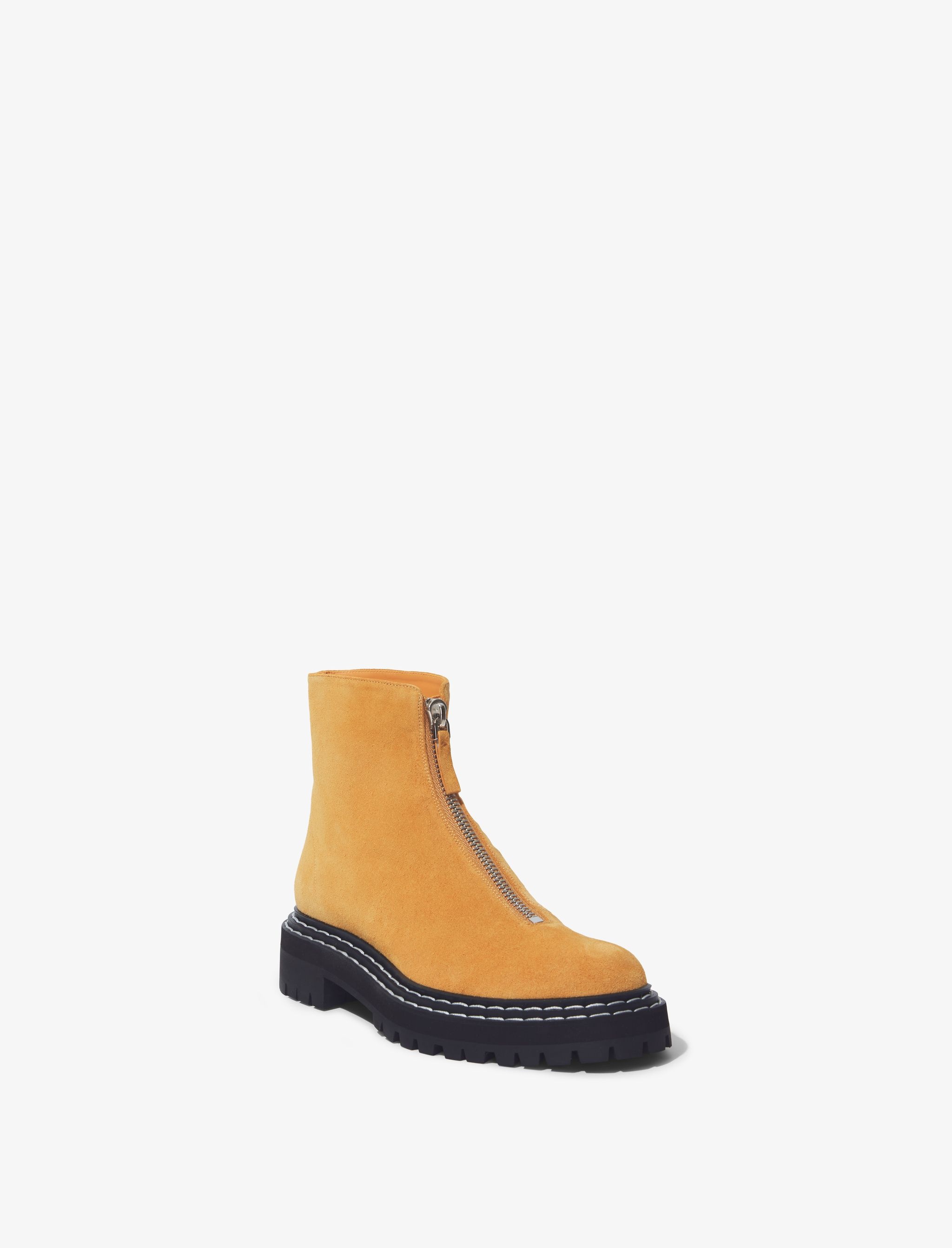 Lug Sole Zip Boots - 2