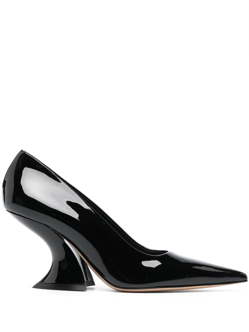Elodie 80mm patent-leather pumps 1