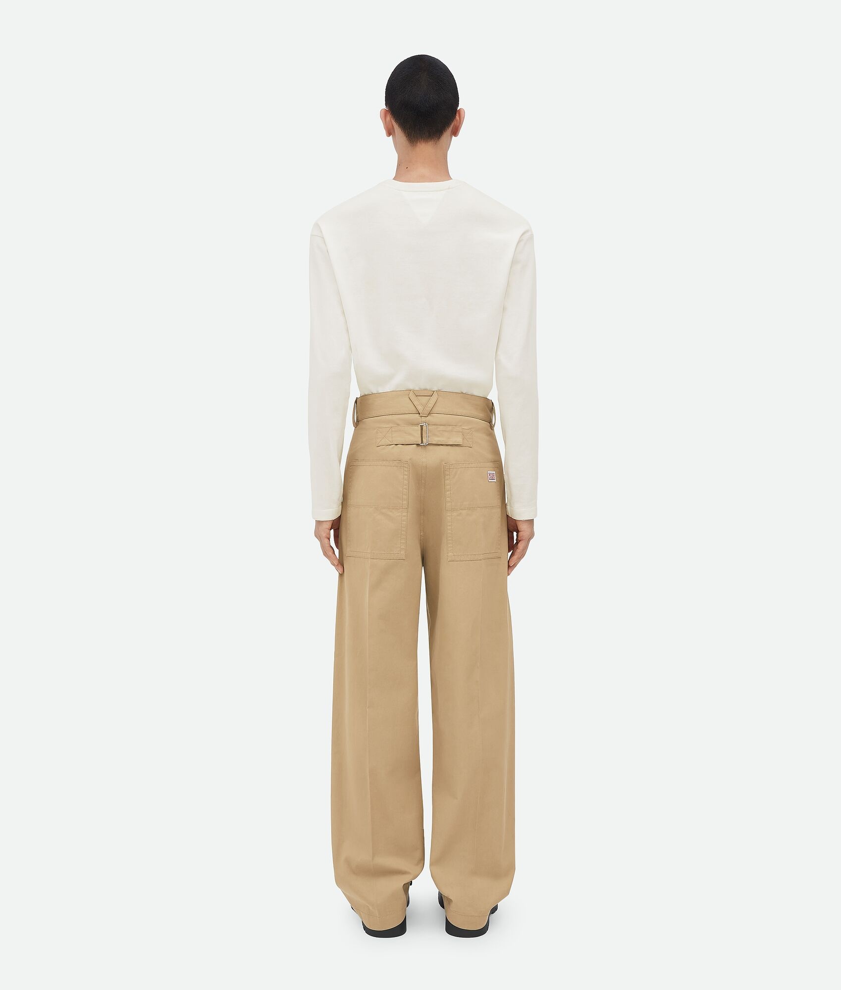 Light Cotton Twill Cargo Trousers - 3