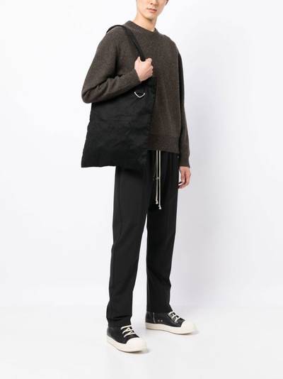 Rick Owens DRKSHDW graphic-print canvas tote bag outlook