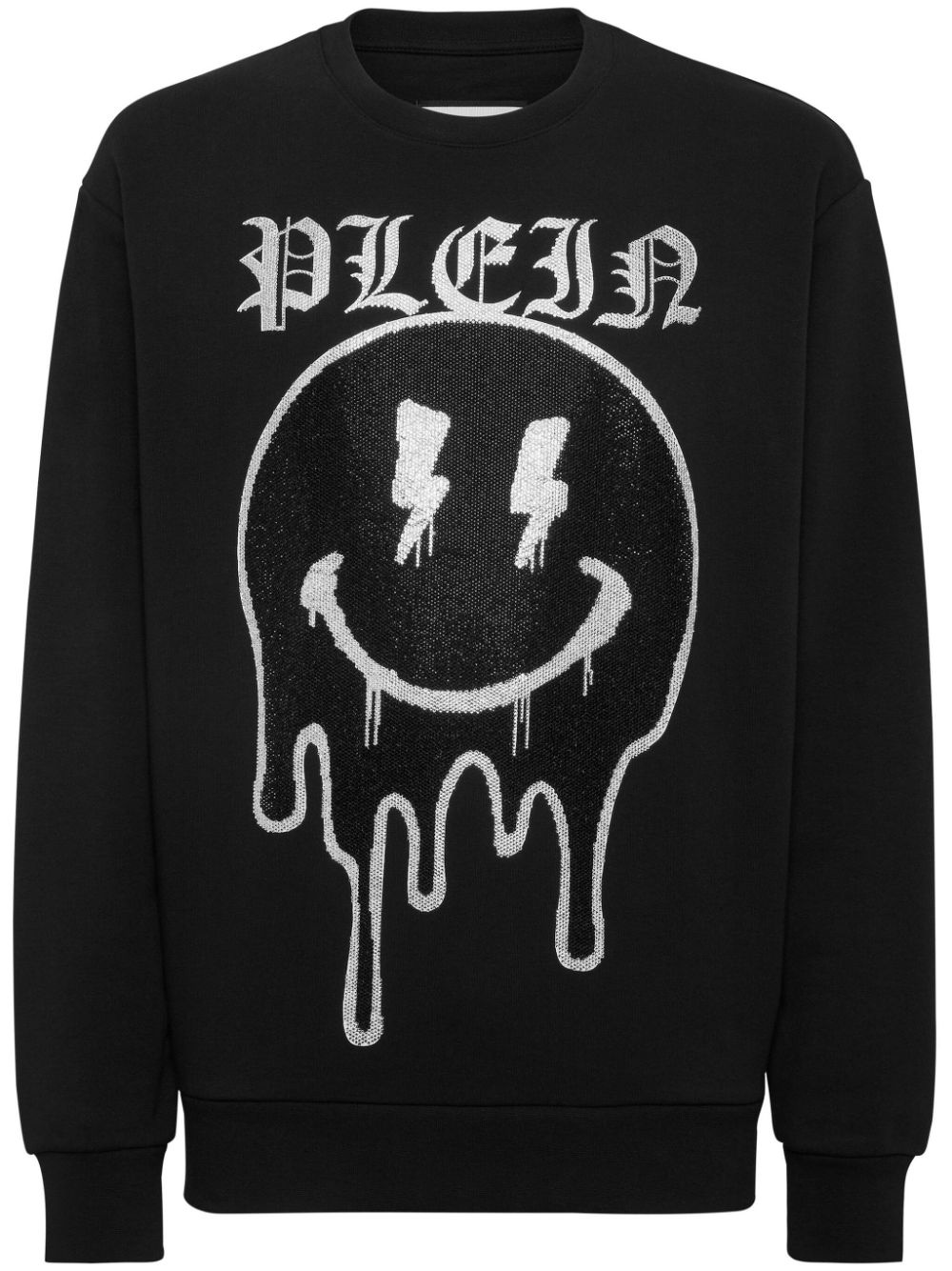 Smile rhinestone-embellished sweatshirt - 1