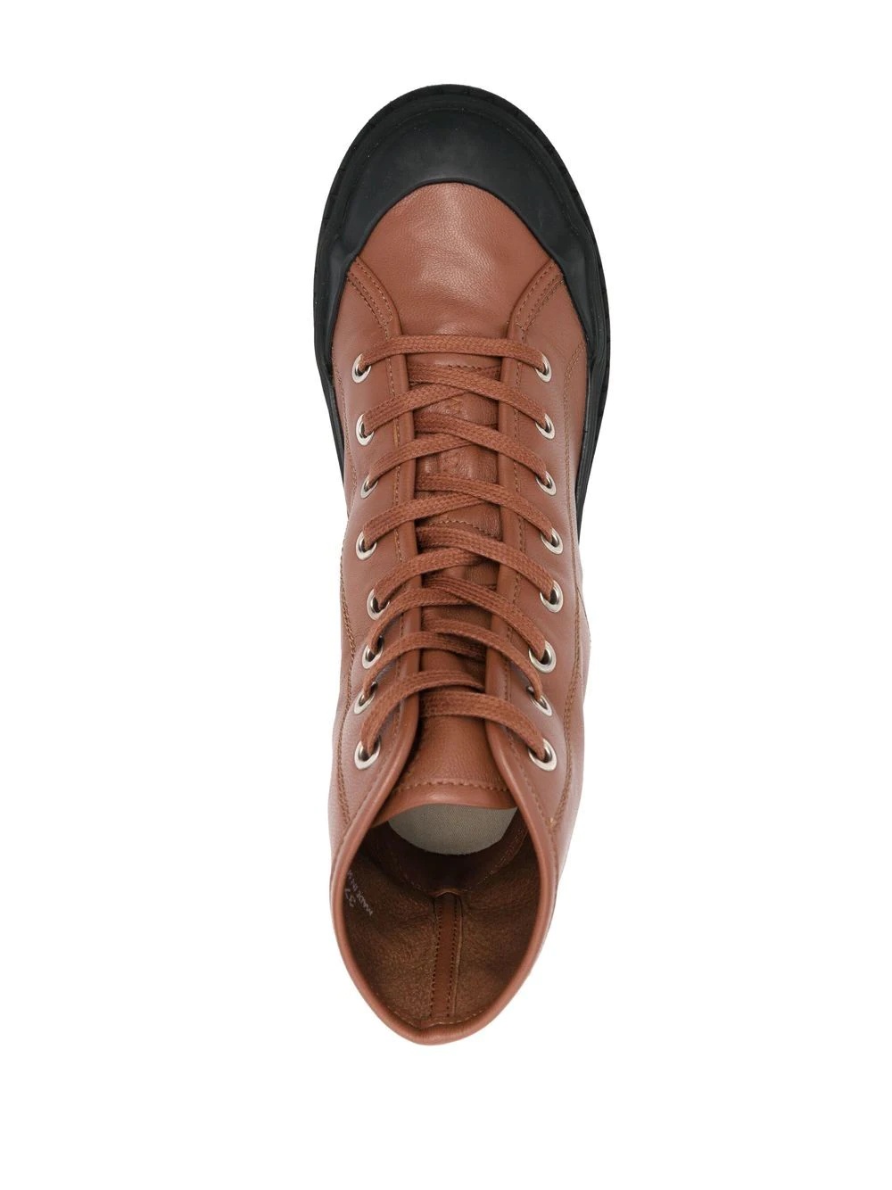 leather lace-up boots - 7