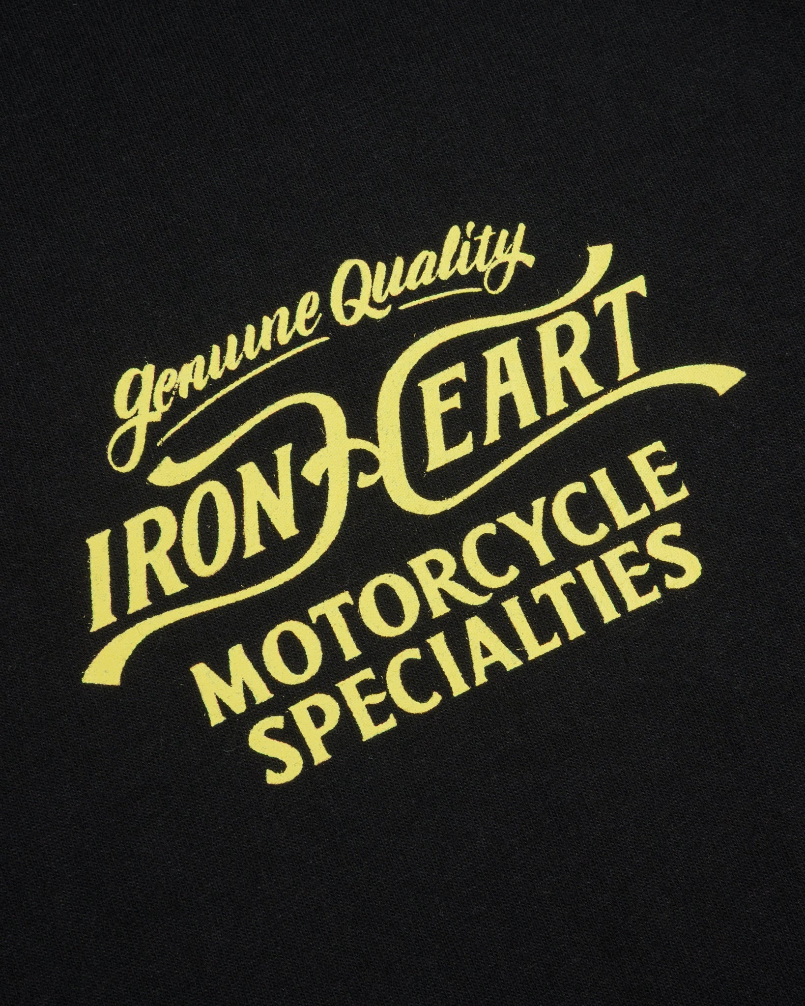 7.5OZ PRINTED LOOPWHEEL CREW NECK T-SHIRT - BLACK - 8