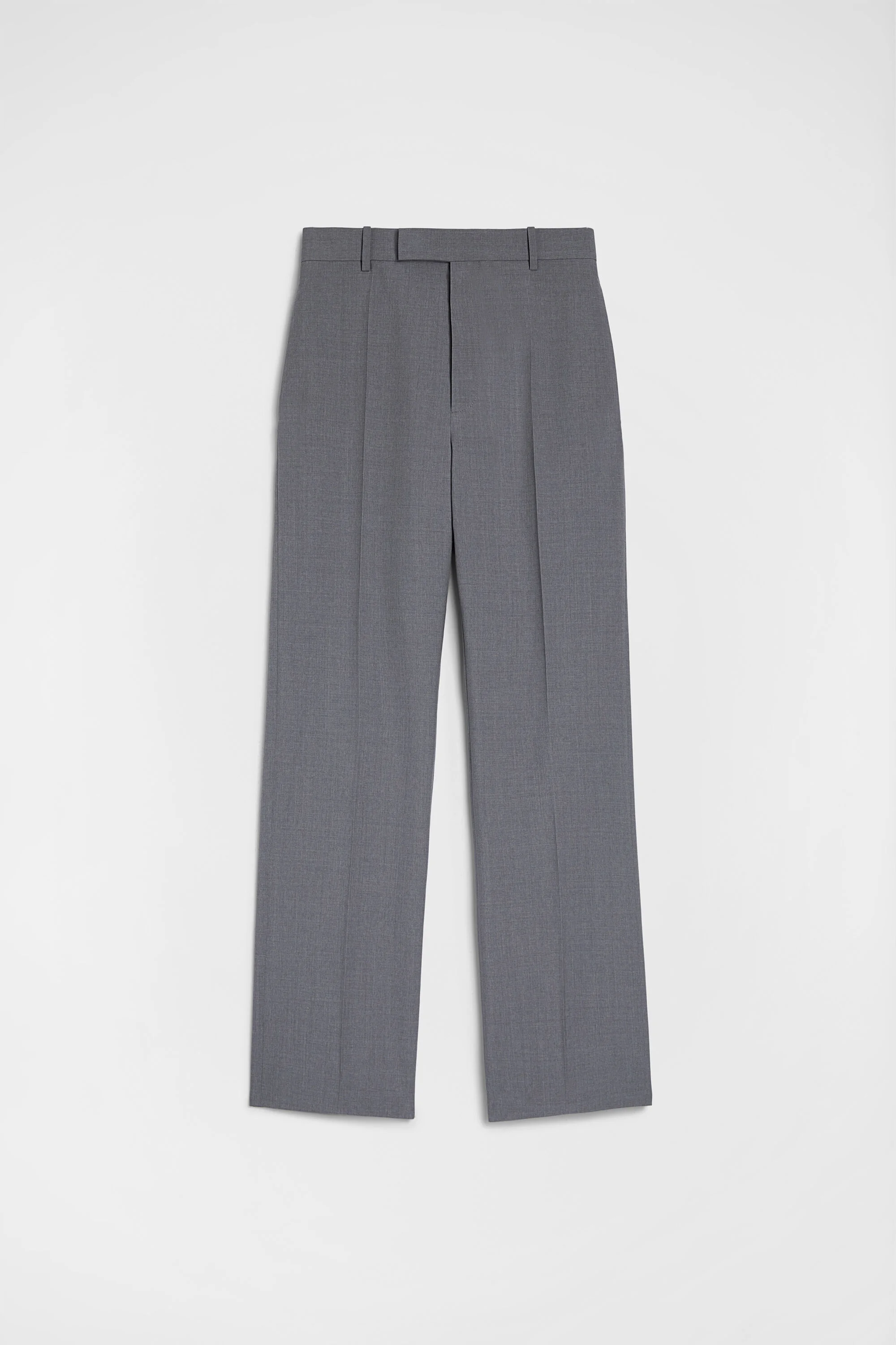 Wool Poplin Trousers - 1