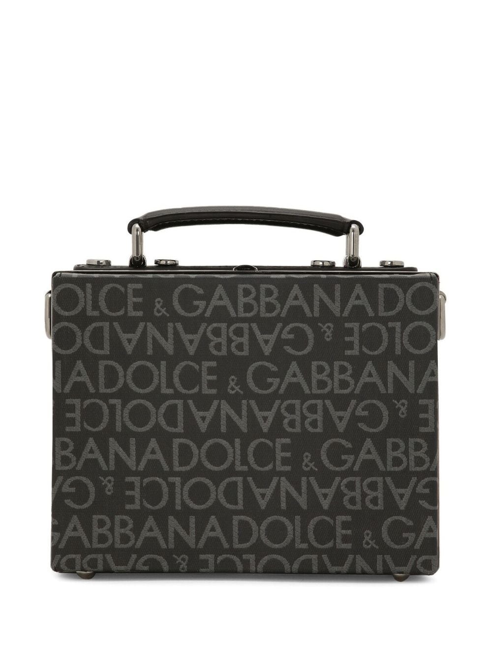 logo-print leather mini bag - 3