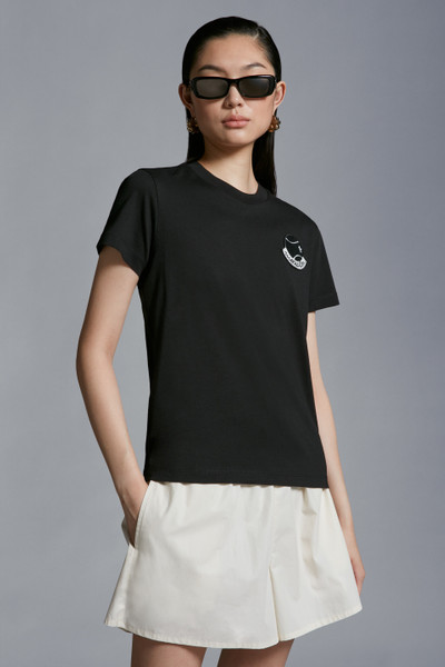 Moncler Tennis Logo Patch T-Shirt outlook