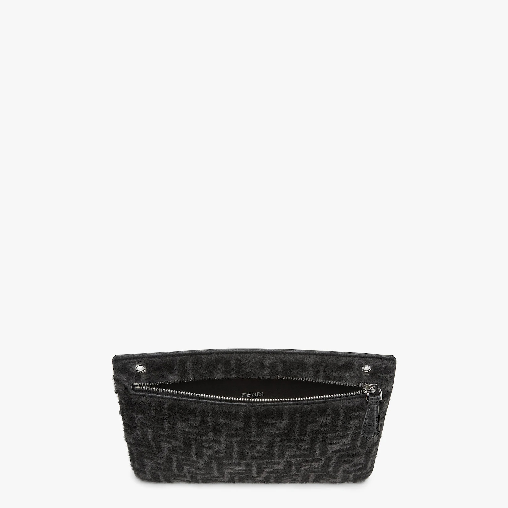 Black shearling pocket - 3