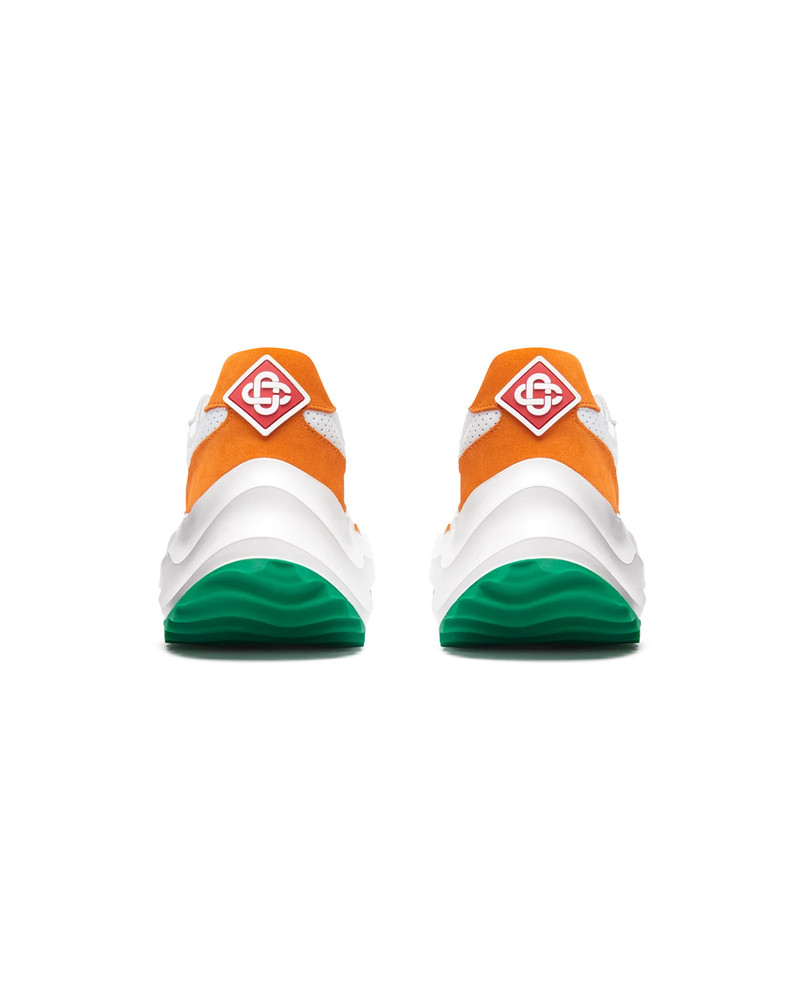 Womens Atlantis White & Clay Orange Sneaker 8