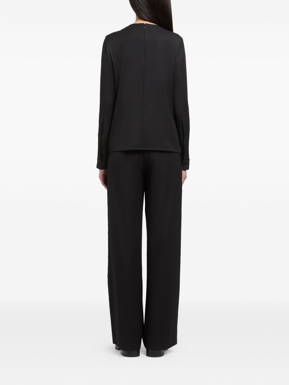 long-sleeve wool top - 3