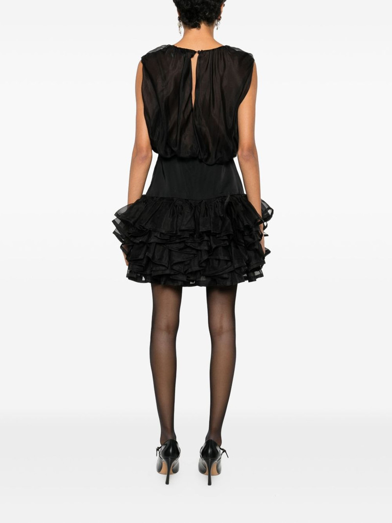 ruffled bubble mini dress 4