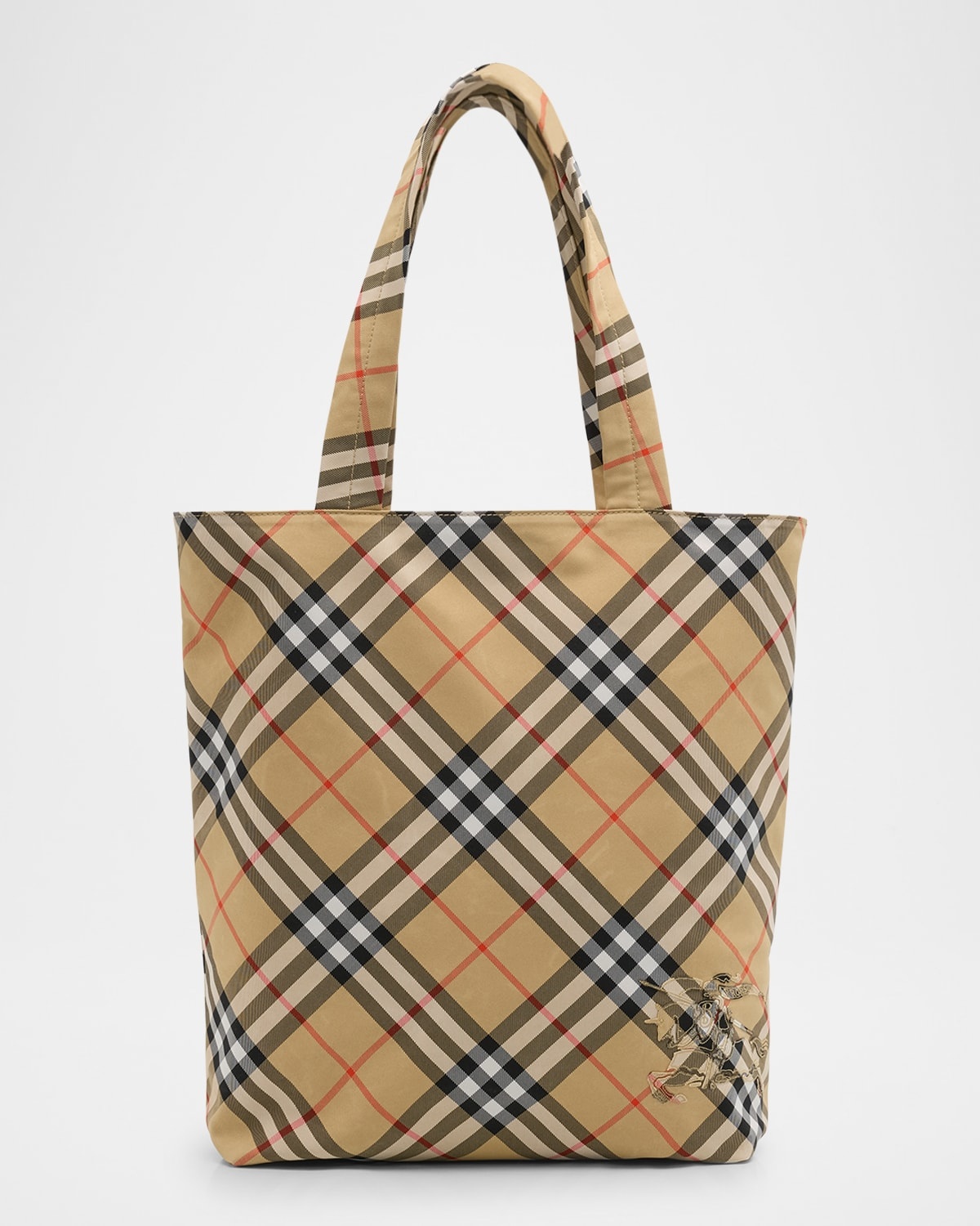 Men's Check Tote Bag - 1