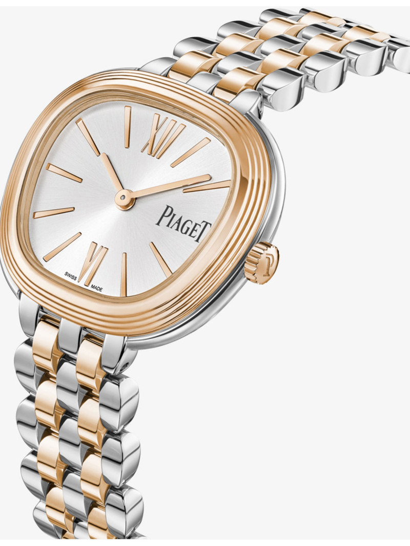 Piaget Sixtie 18ct Rose-Gold And Stainless-Steel Quartz Watch 29mm outlook
