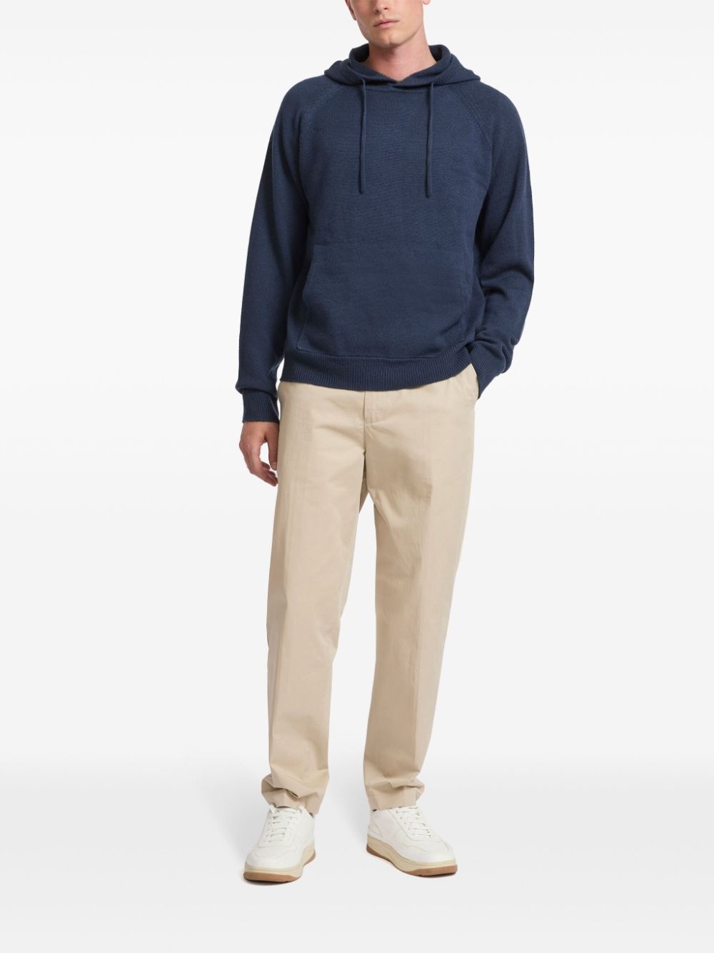 knit hoodie - 2