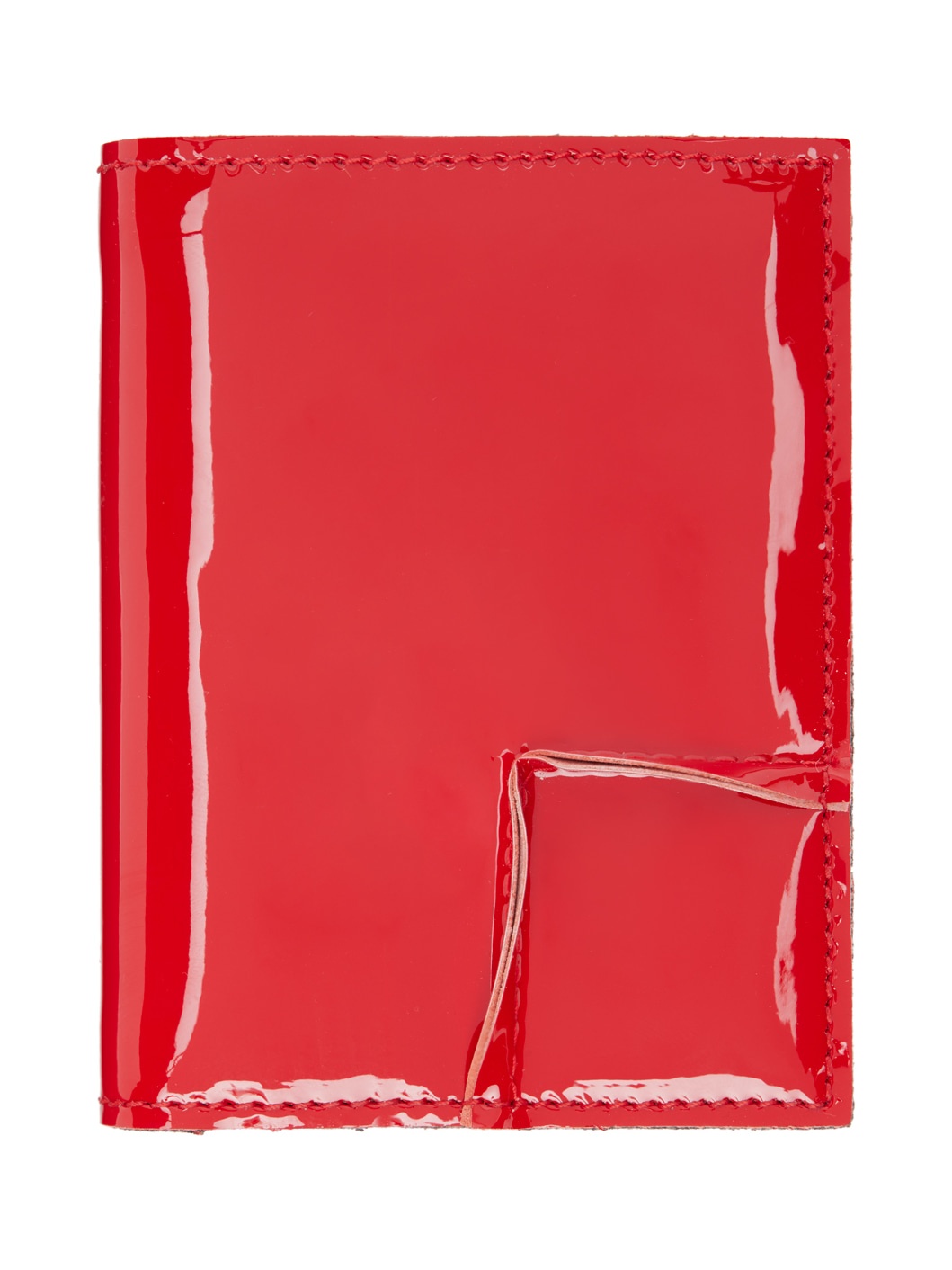 Red Reversed Hem Wallet - 1