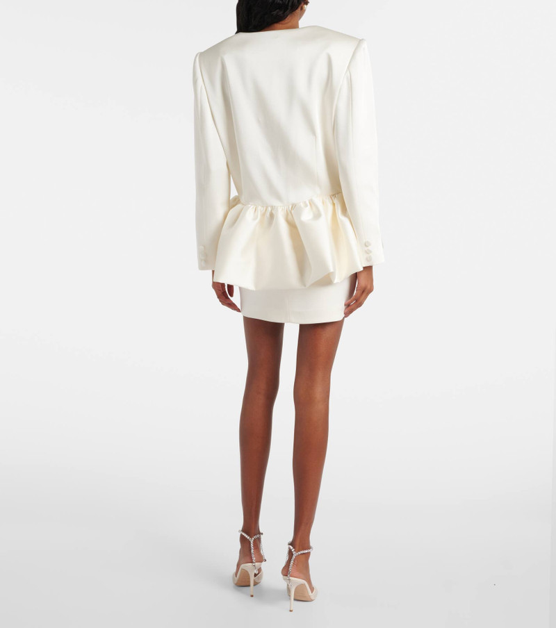 Meringue ruffled satin jacket 3