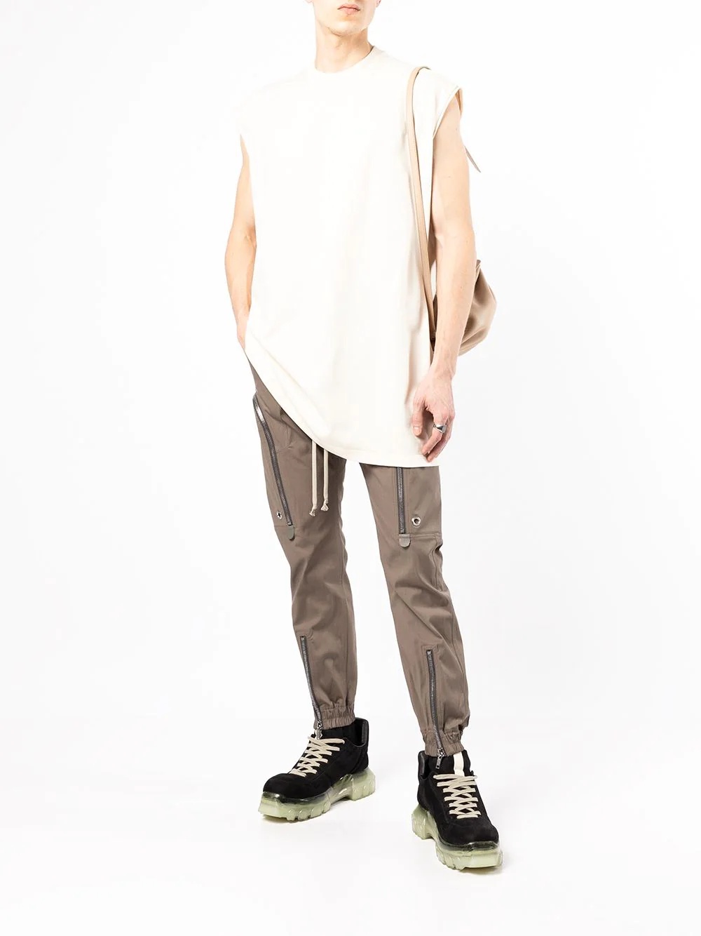 Tarp crew-neck sleeveless T-shirt - 2