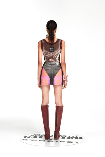 Y/Project Trompe L'Oeil Janty Mini Skirt outlook