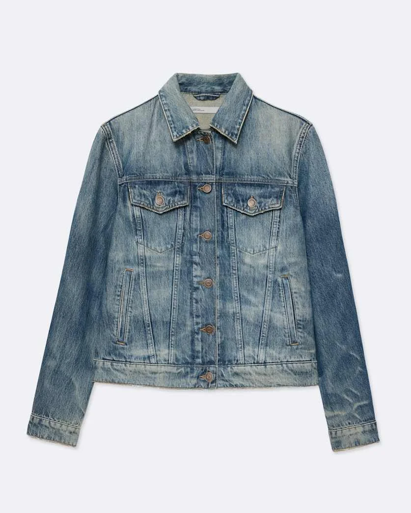 REGULAR-FIT DENIM TRUCKER JACKET - 1