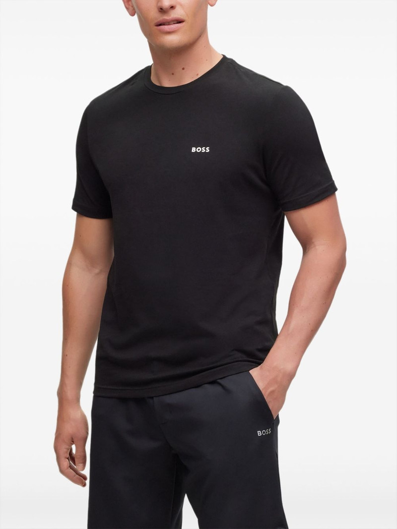 logo-print cotton T-shirts (pack of two) 3