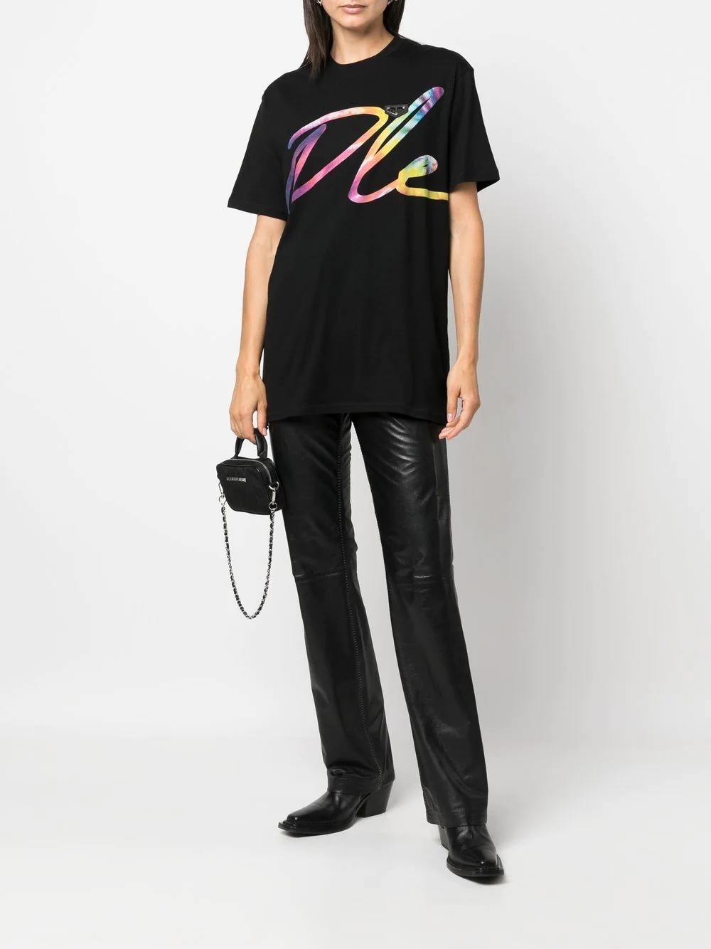 logo-print detail T-shirt - 2